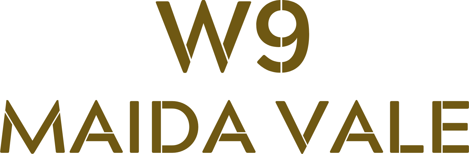 W9 Maida Vale Logo in Gold