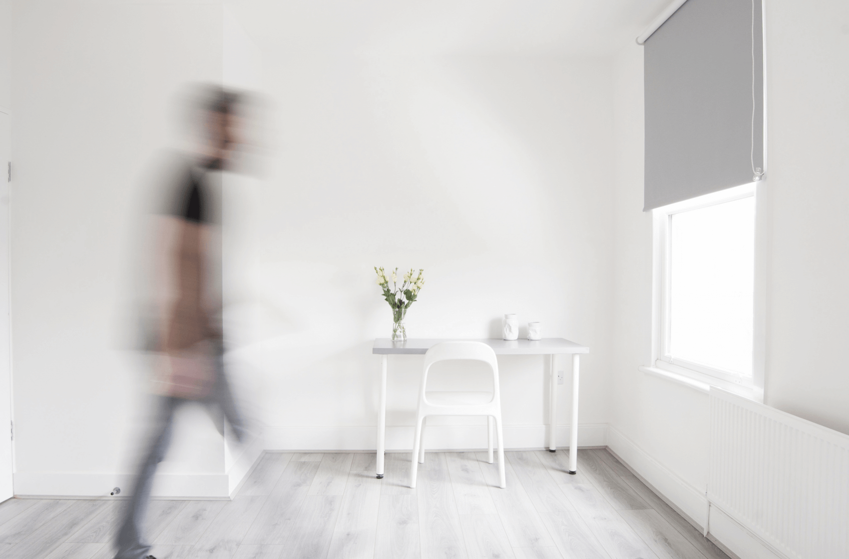 Studio Decorated in White